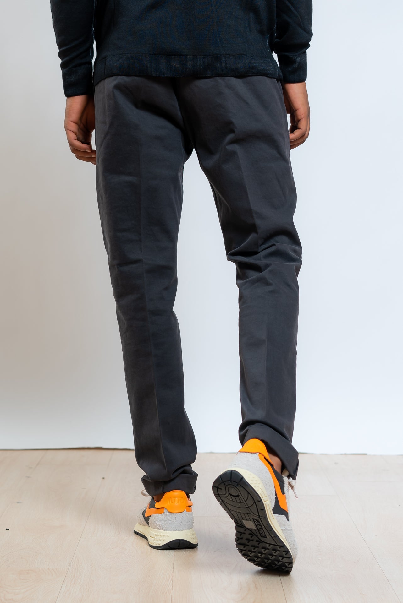 Pantalone Gaubert Chino in Cotone Grigio