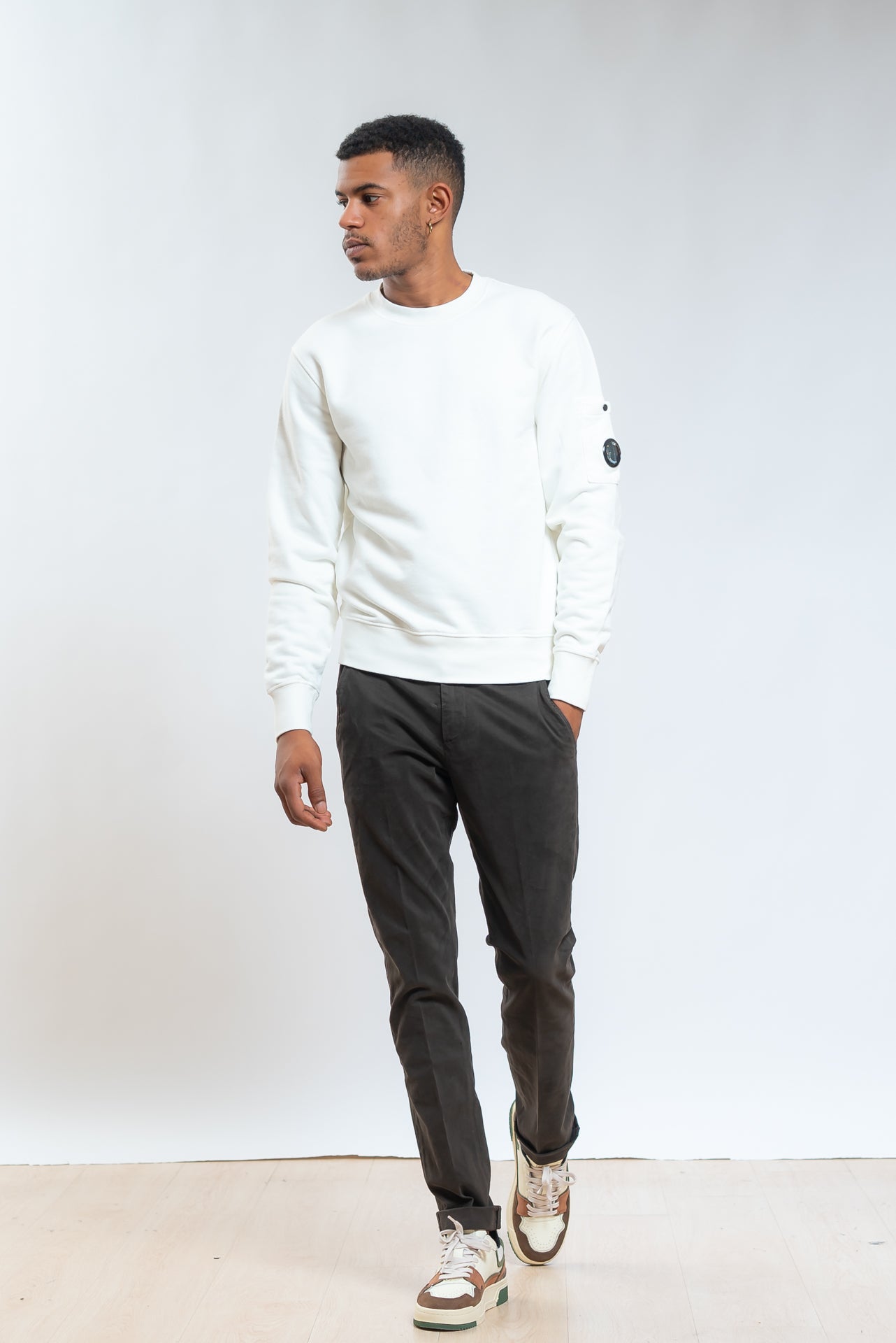 Pantalone Gaubert Chino in Cotone Ecosostenibile Marrone