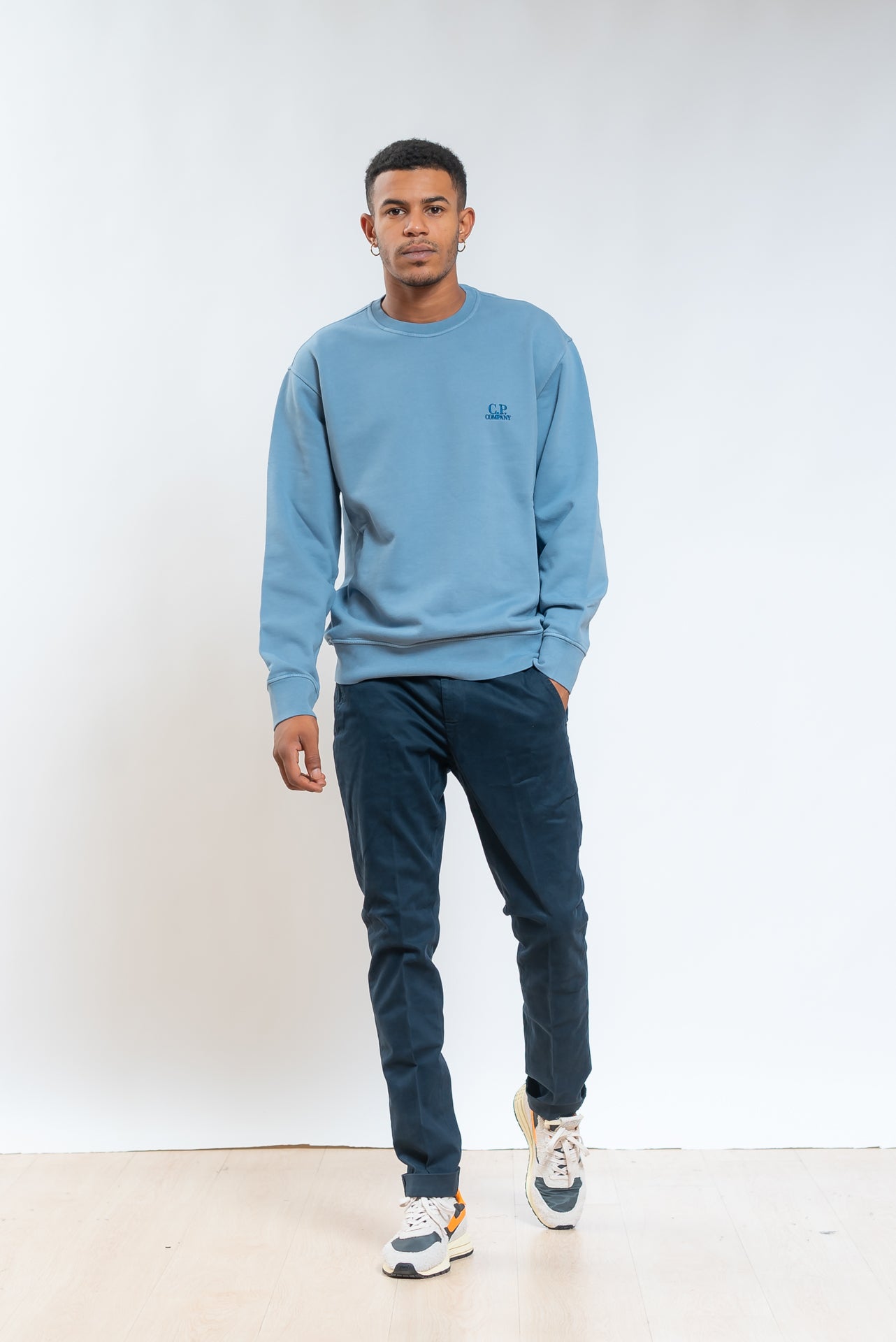 Pantalone Gaubert Chino in Cotone Ecosostenibile Blu