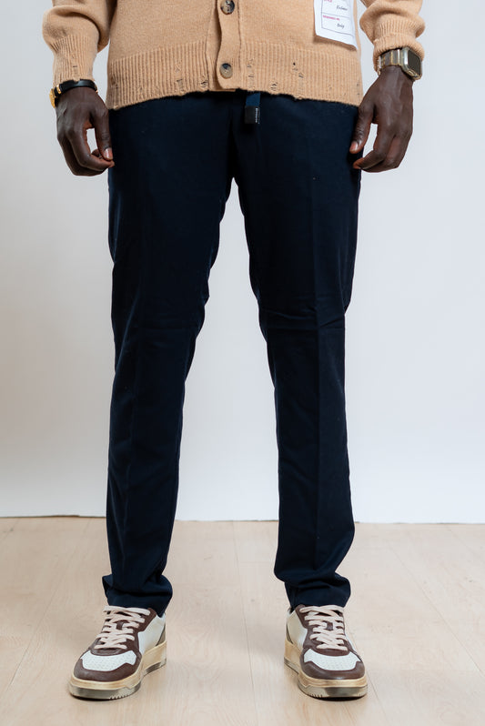 Pantalone Robert Blu Effetto Lana