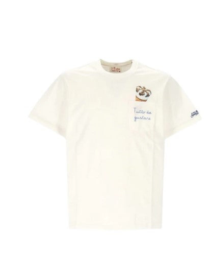 T-shirt Bianca Cornetto Algida "tutto da gustare"