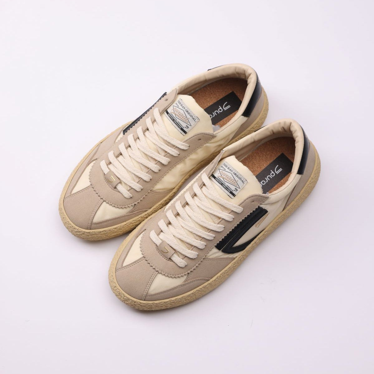 Sneakers Vintage Vegana Crema