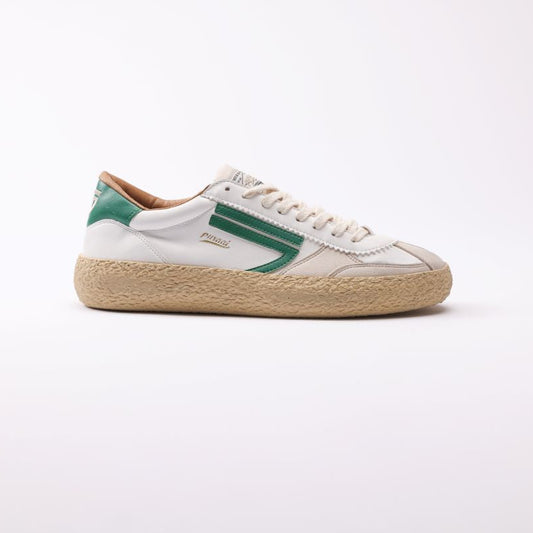 Sneakers Vintage Vegana Bianca e Verde