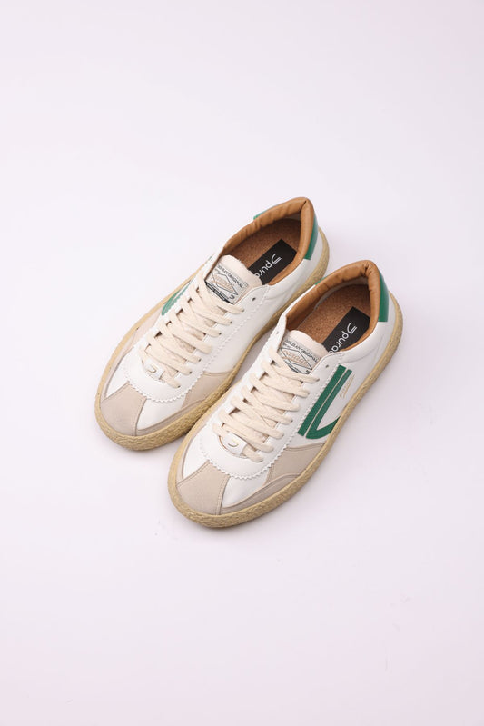Sneakers Vintage Vegana Bianca e Verde