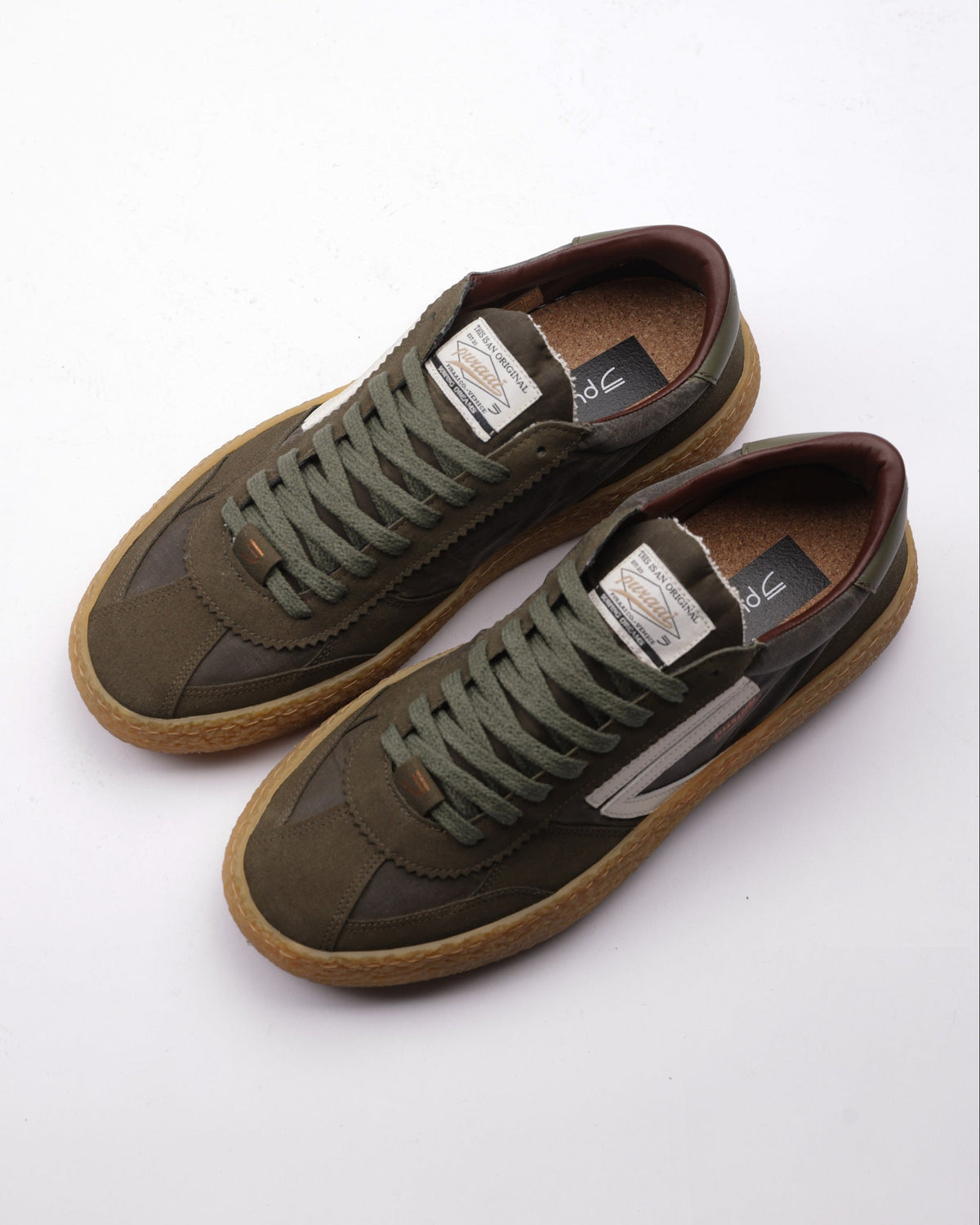 Sneakers Vintage Sidro Verde Militare
