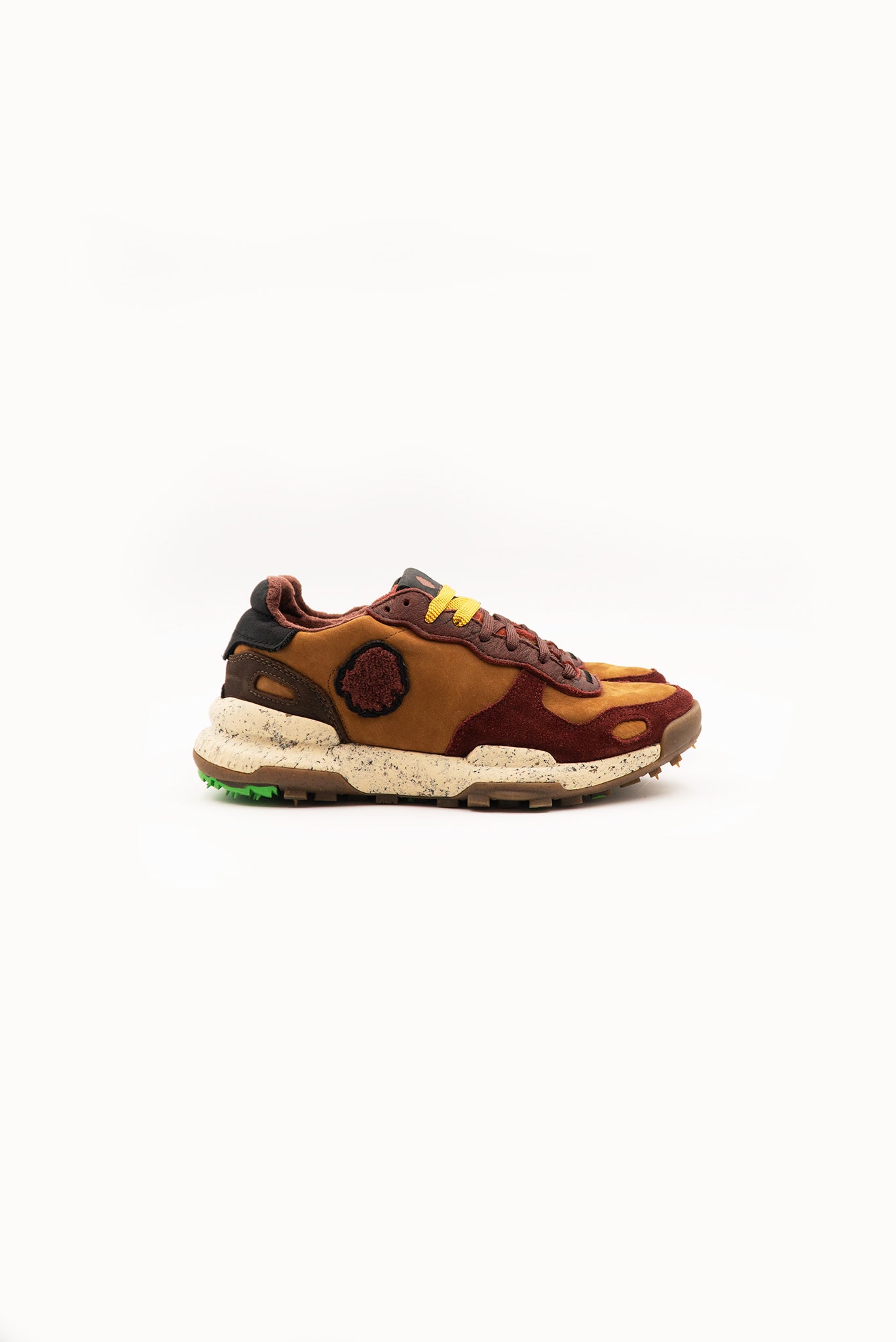 sneakers uomo satorisan chacrona premium bordeaux allure, lato