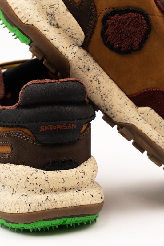 sneakers uomo satorisan chacrona premium bordeaux allure, dettaglio
