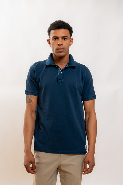 Bob Company Polo Bliss in Cotone Blu, fronte