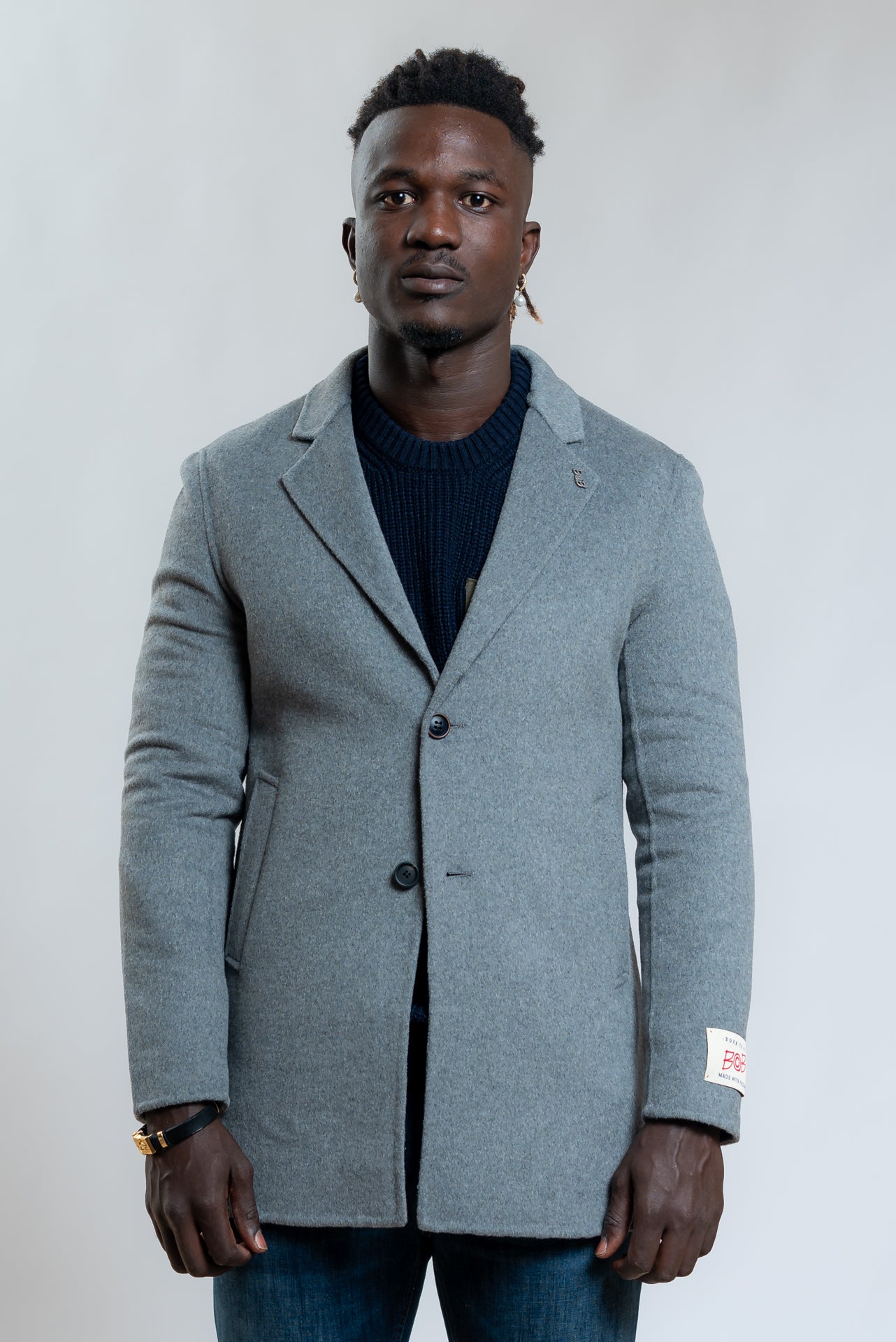 Bob Company Cappotto Bron in Misto Lana grigio, intero