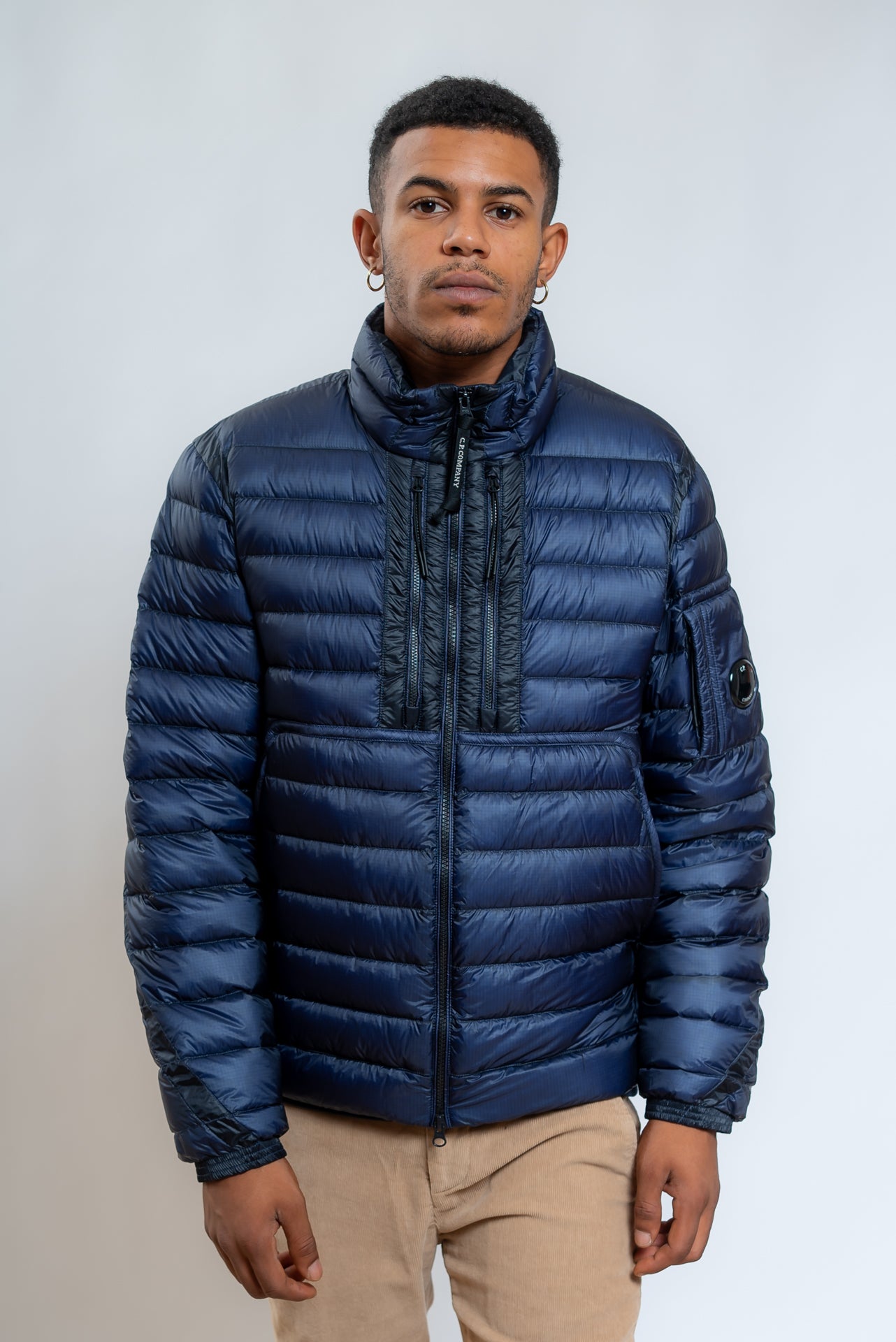 Cp Company Piumino DD Shell Blu, fronte