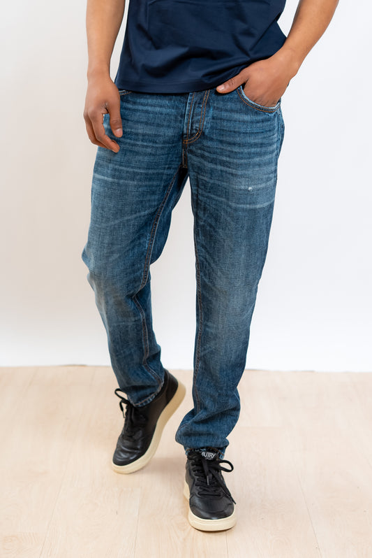 Dondup uomo Jeans Brighton Scuro Carrot Fit, fronte