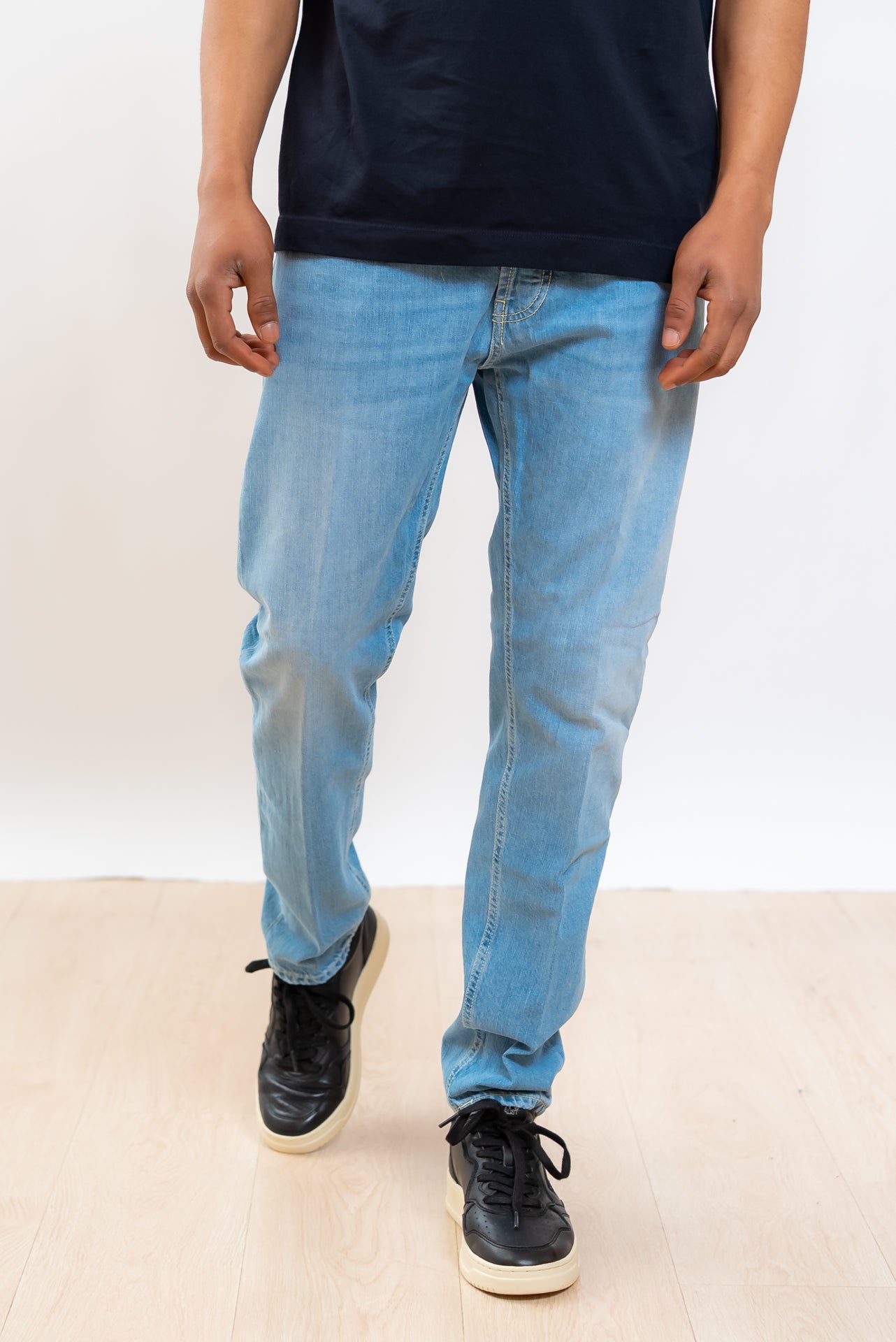 Dondup uomo Jeans Dian Chiaro Carrot Slim Fit, fronte