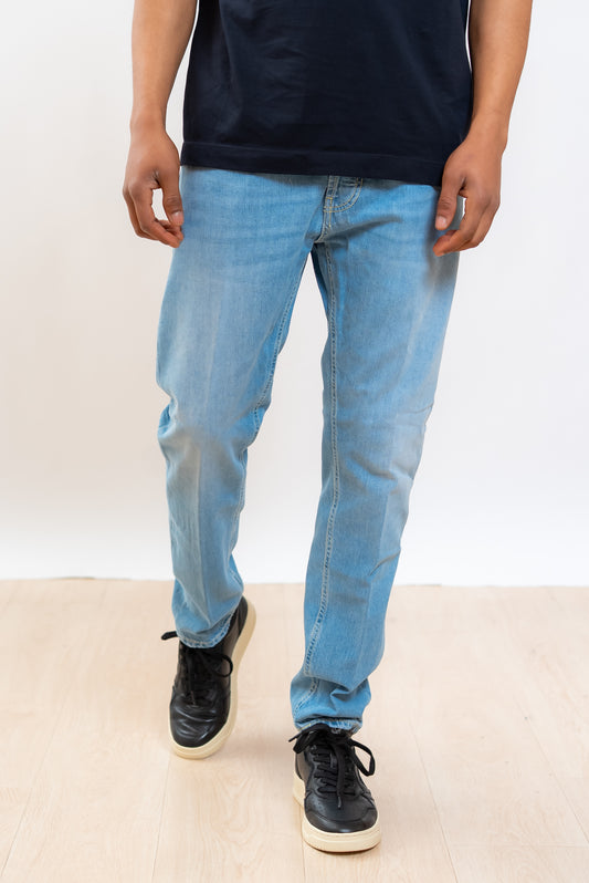 Dondup uomo Jeans Dian Chiaro Carrot Slim Fit, fronte