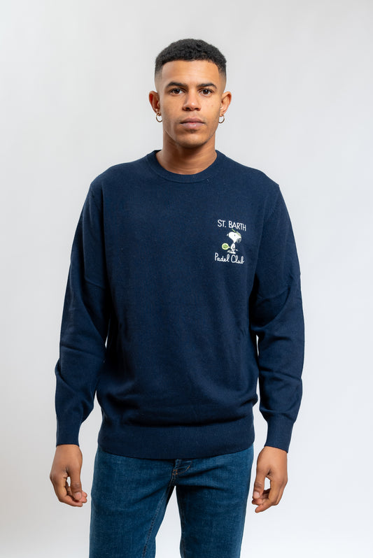 Maglione Heron Light Snoopy Padel Blu