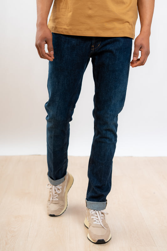 Dondup uomo Jeans George Blu Scuro Skinny Fit, fronte