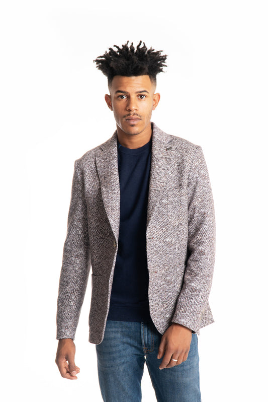 Giacca Monopetto Marrone