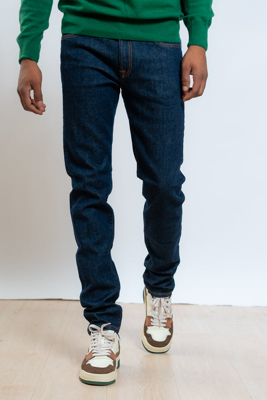 Roy roger's uomo Jeans Wash 87 Blu Scuro Slim Fit, fronte