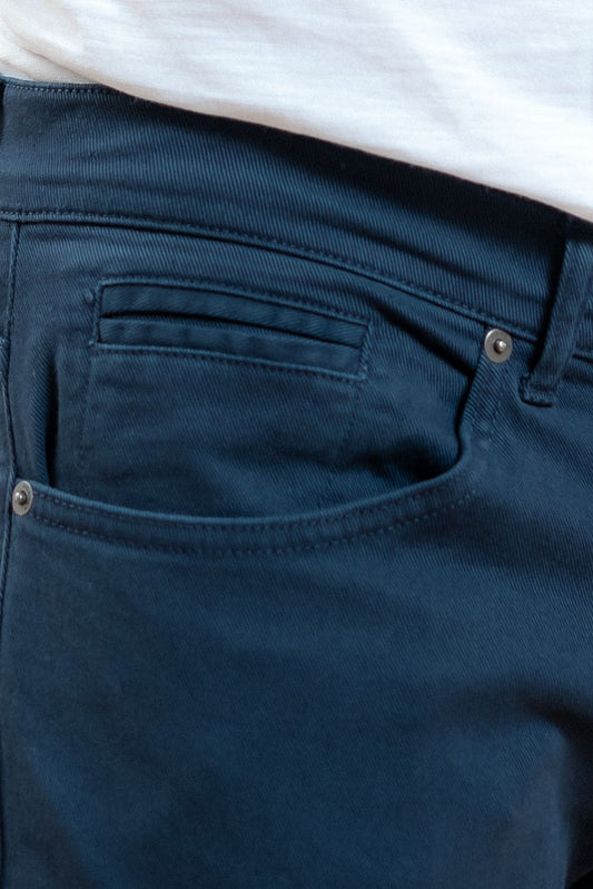 Pantalone George Blu in Bull Stretch