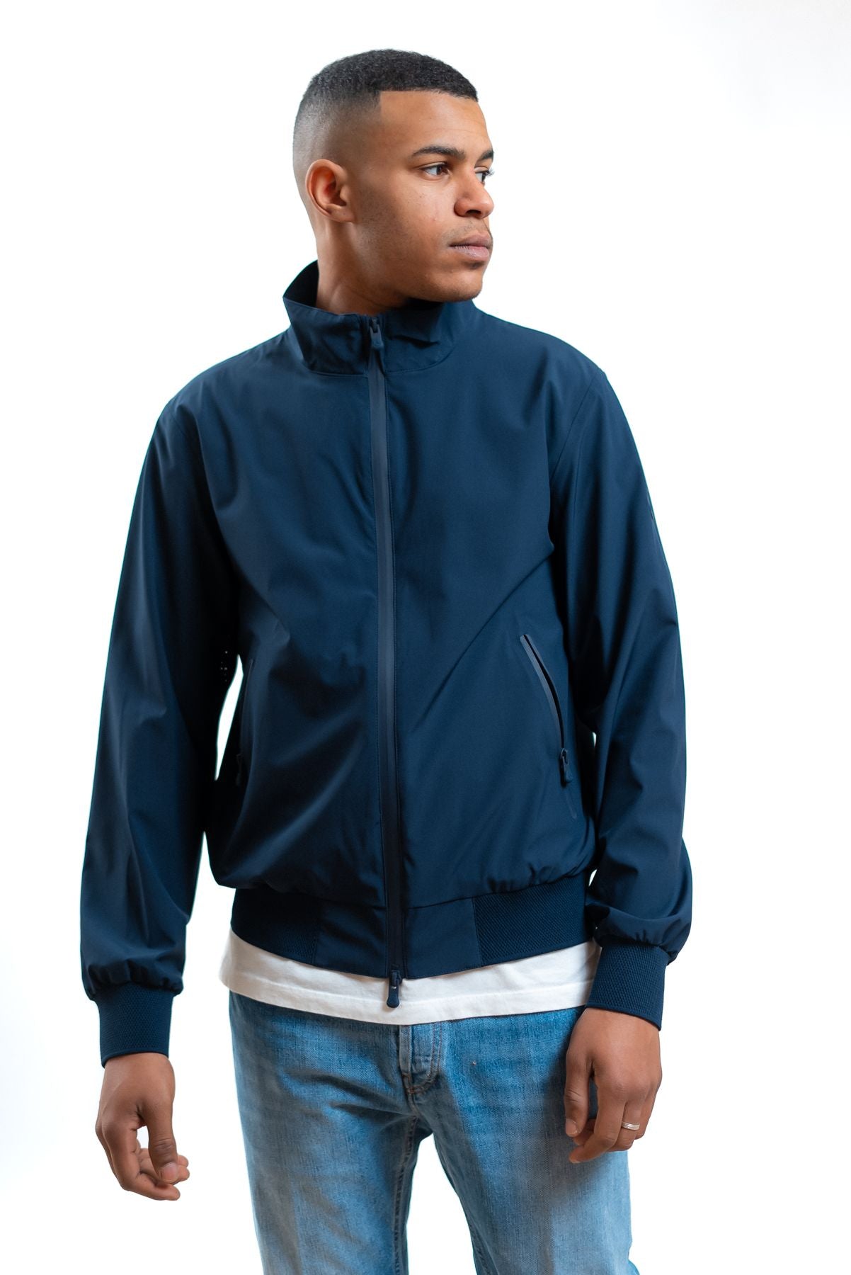 people of shibuya giubbino uomo blu modello shibuya, fronte