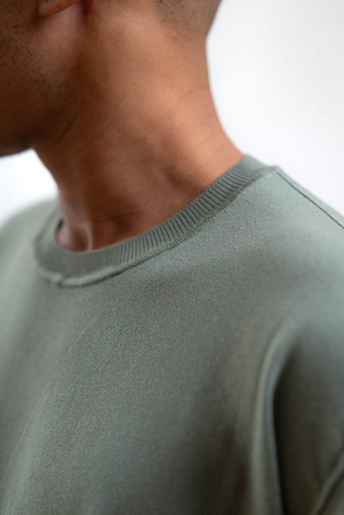 Maglia Sea Island in Cotone Verde