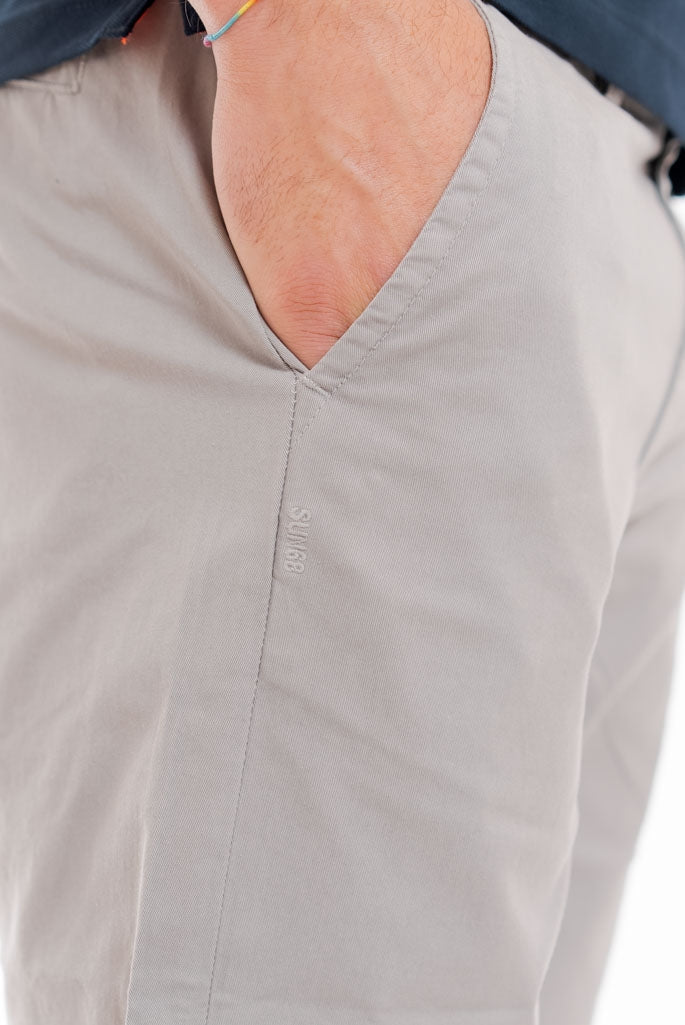 SUN68 - Bermuda Grigio con Tasche America