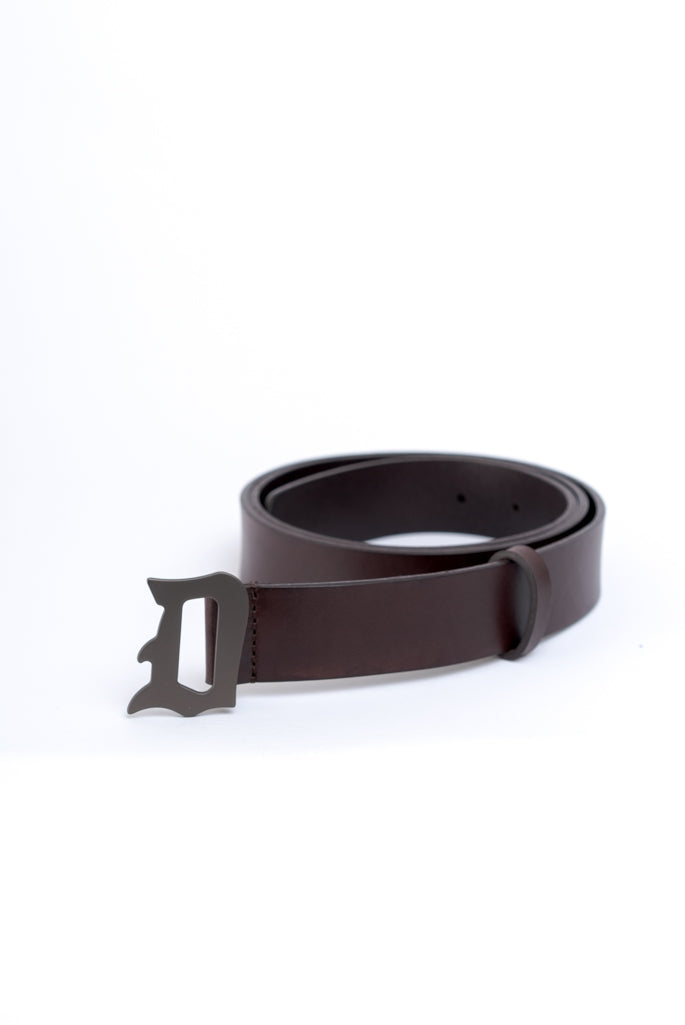 DONDUP - Cintura in Pelle Uomo Marrone H3