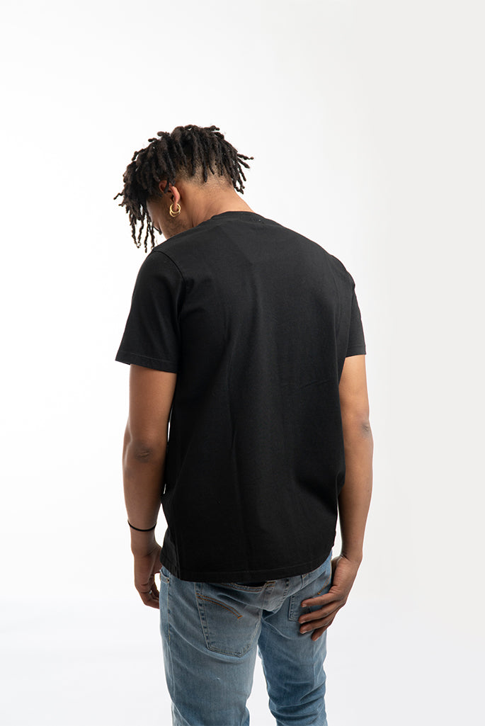 T-shirt con Taschino Used Nero