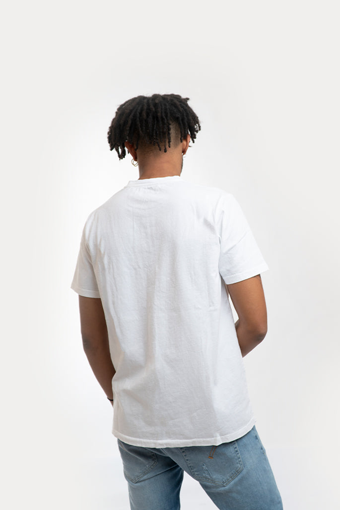 T-shirt con Taschino Used Bianco