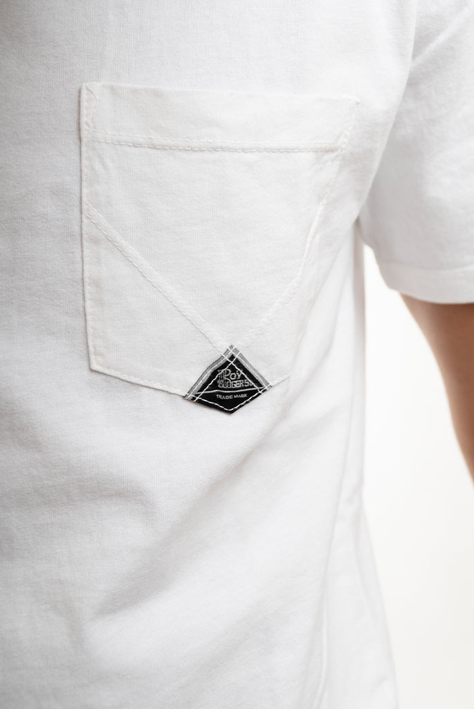 T-shirt con Taschino Used Bianco