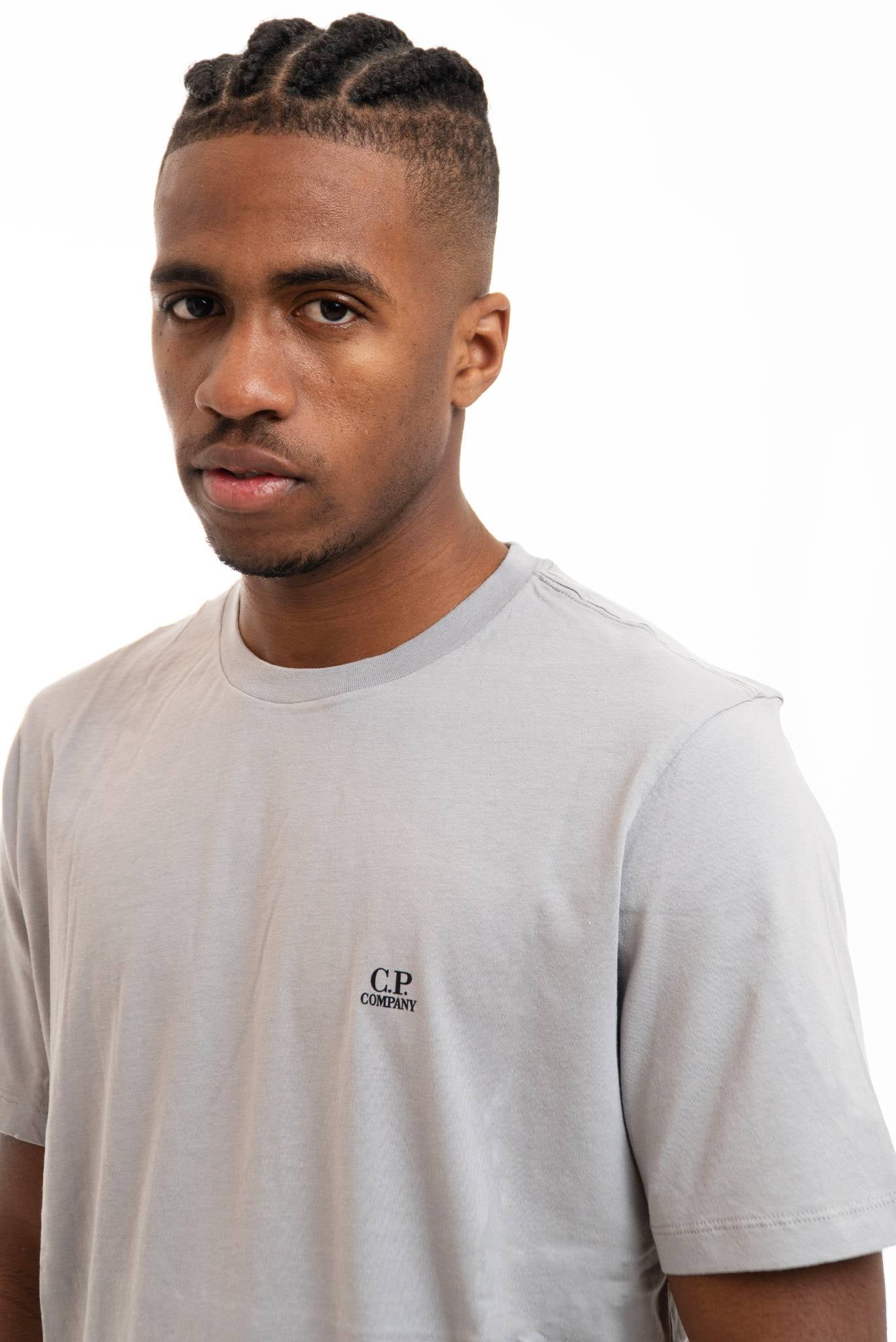 T-shirt con Logo Basic Grigio