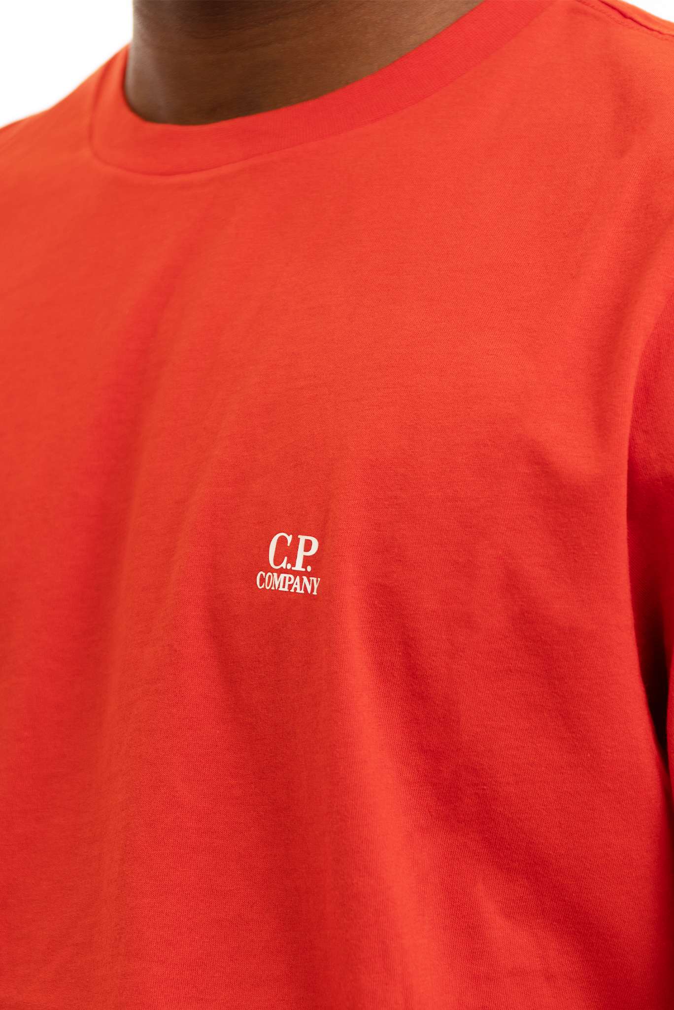 T-shirt con Logo Basic Rosso