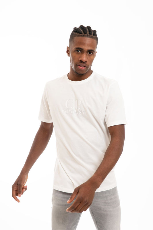 T-shirt con Stampa Logo Bianco