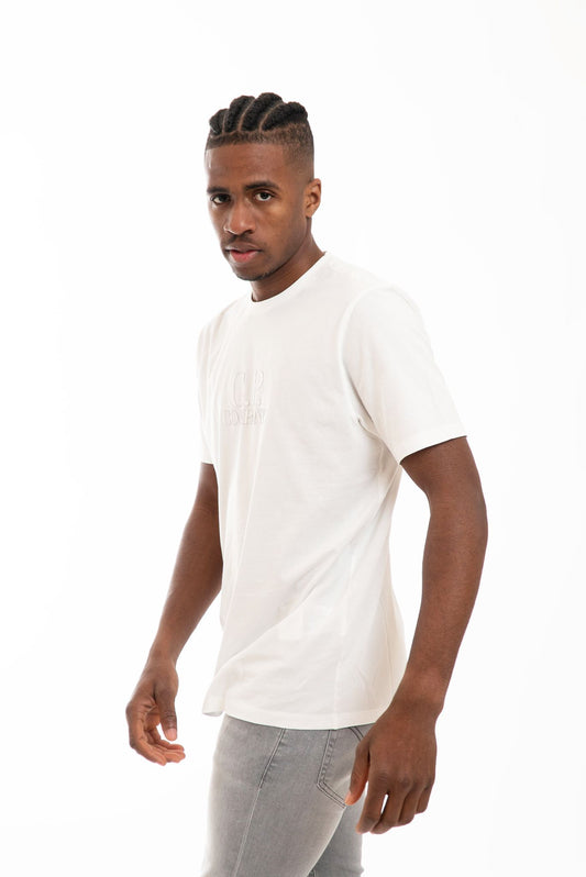 T-shirt con Stampa Logo Bianco