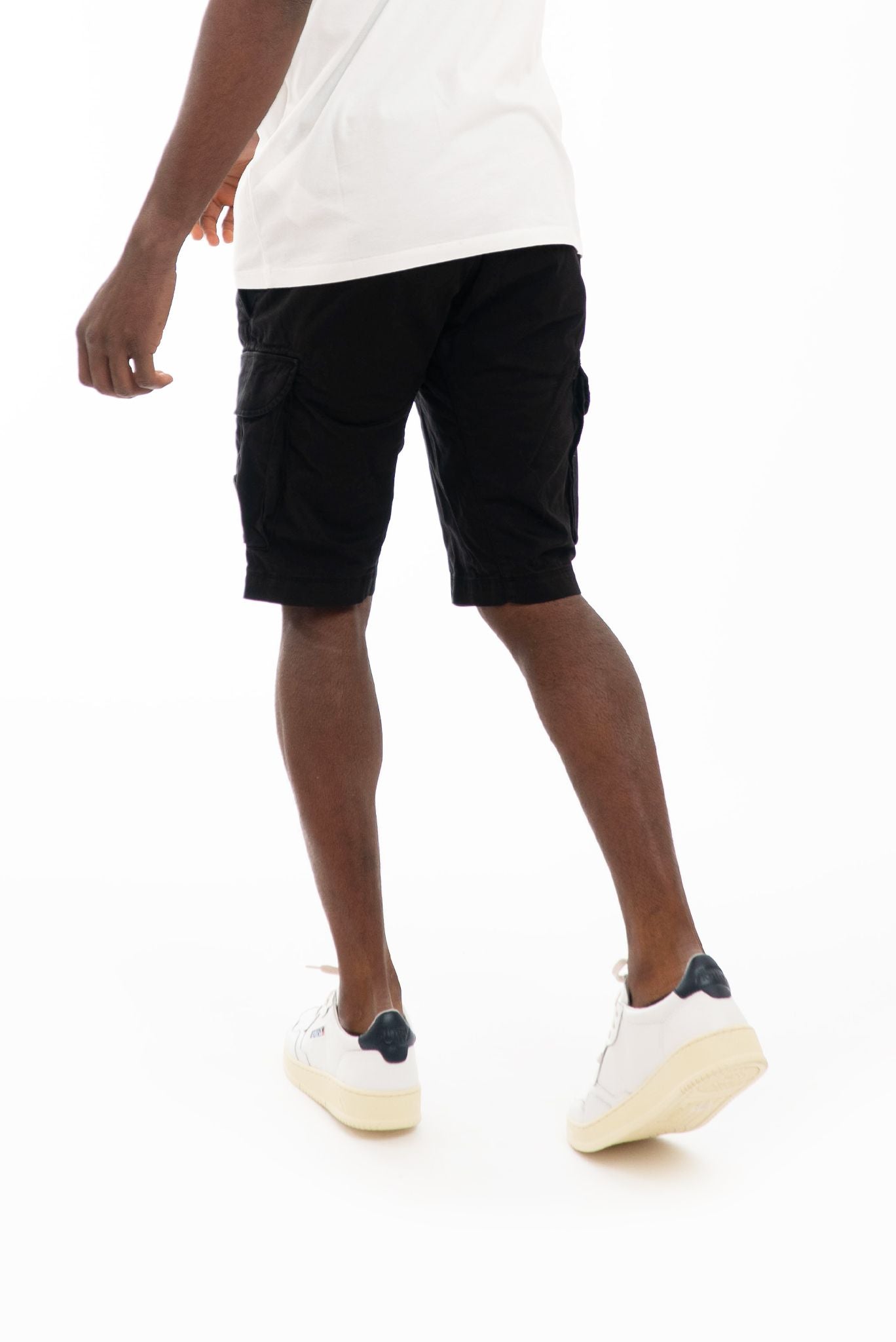 Bermuda Cargo con Tasconi Nero