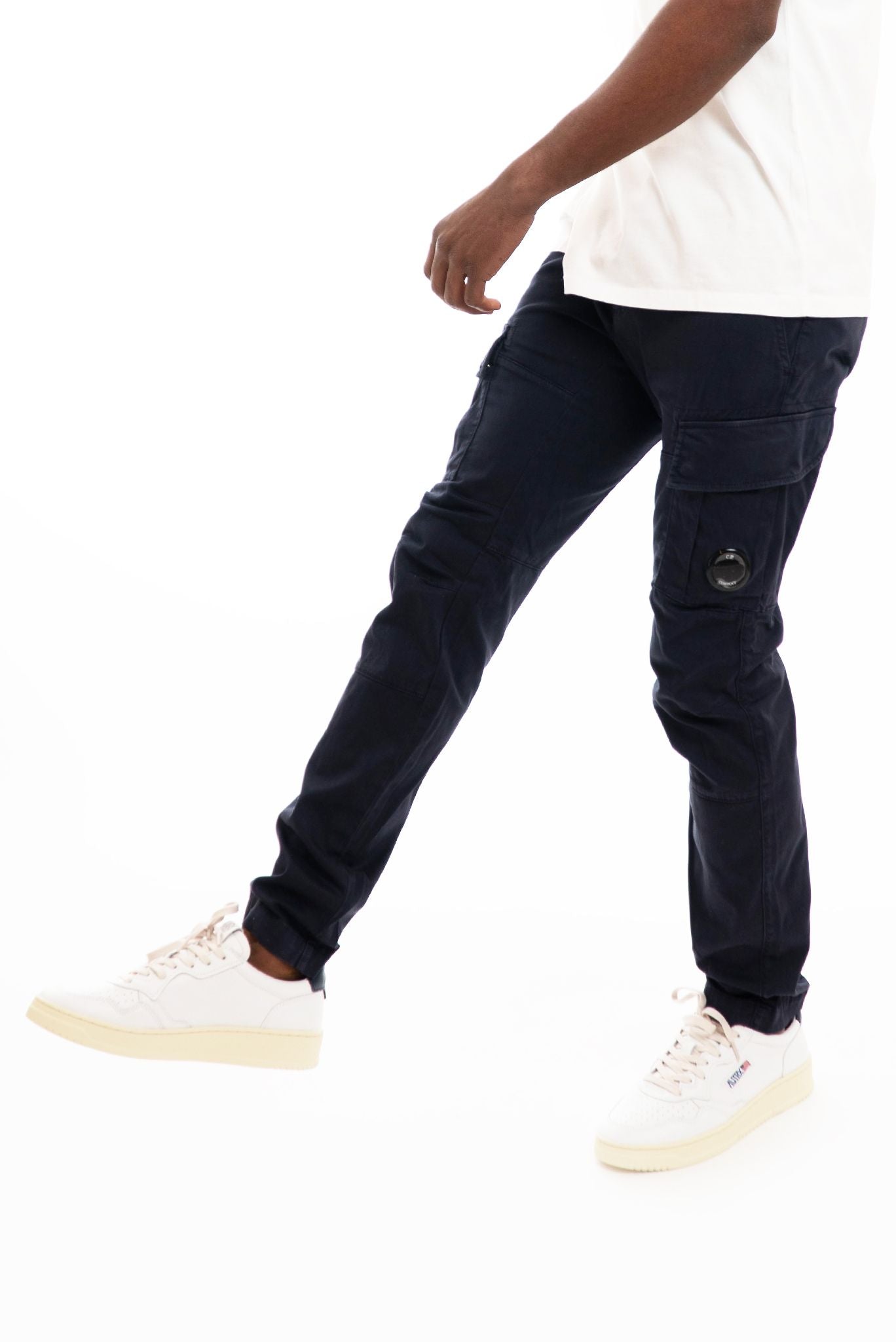Pantaloni Cargo con Tasconi Blu