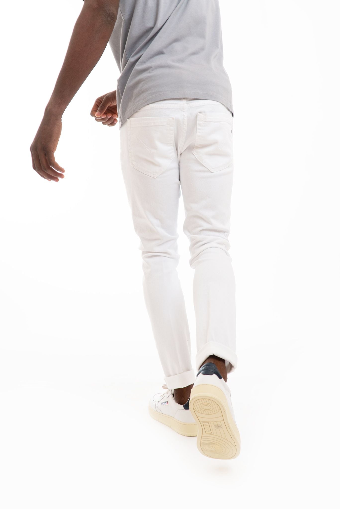 Pantalone George Bianco in Bull Stretch