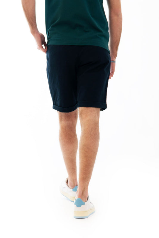 Bermuda Chino in Cotone Blu