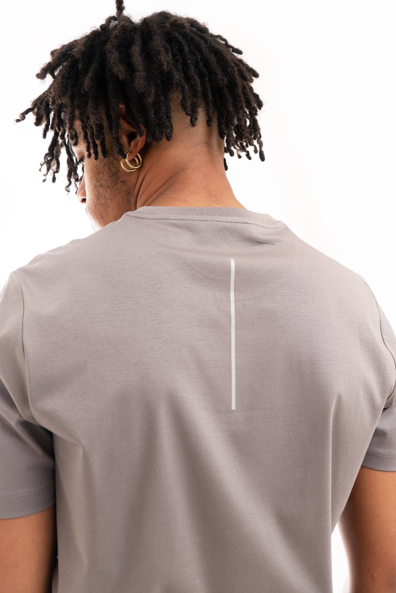 T-shirt Filo di Scozia Shiko Grigio