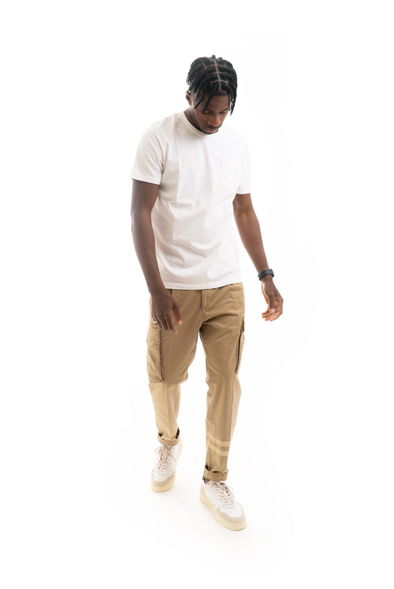 T-shirt in Cotone Basic Bianco