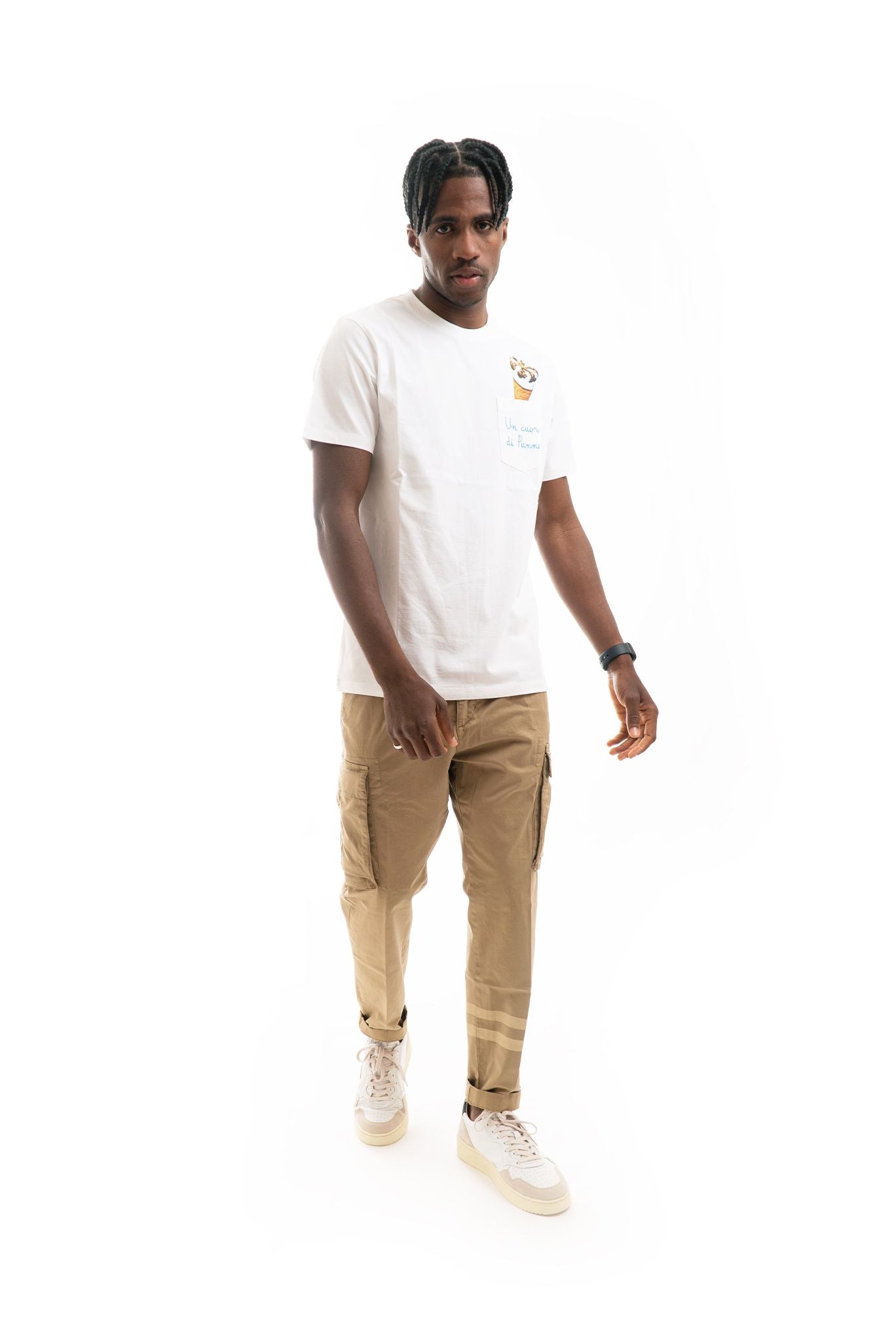 T-shirt Bianca Cornetto Algida "tutto da gustare"