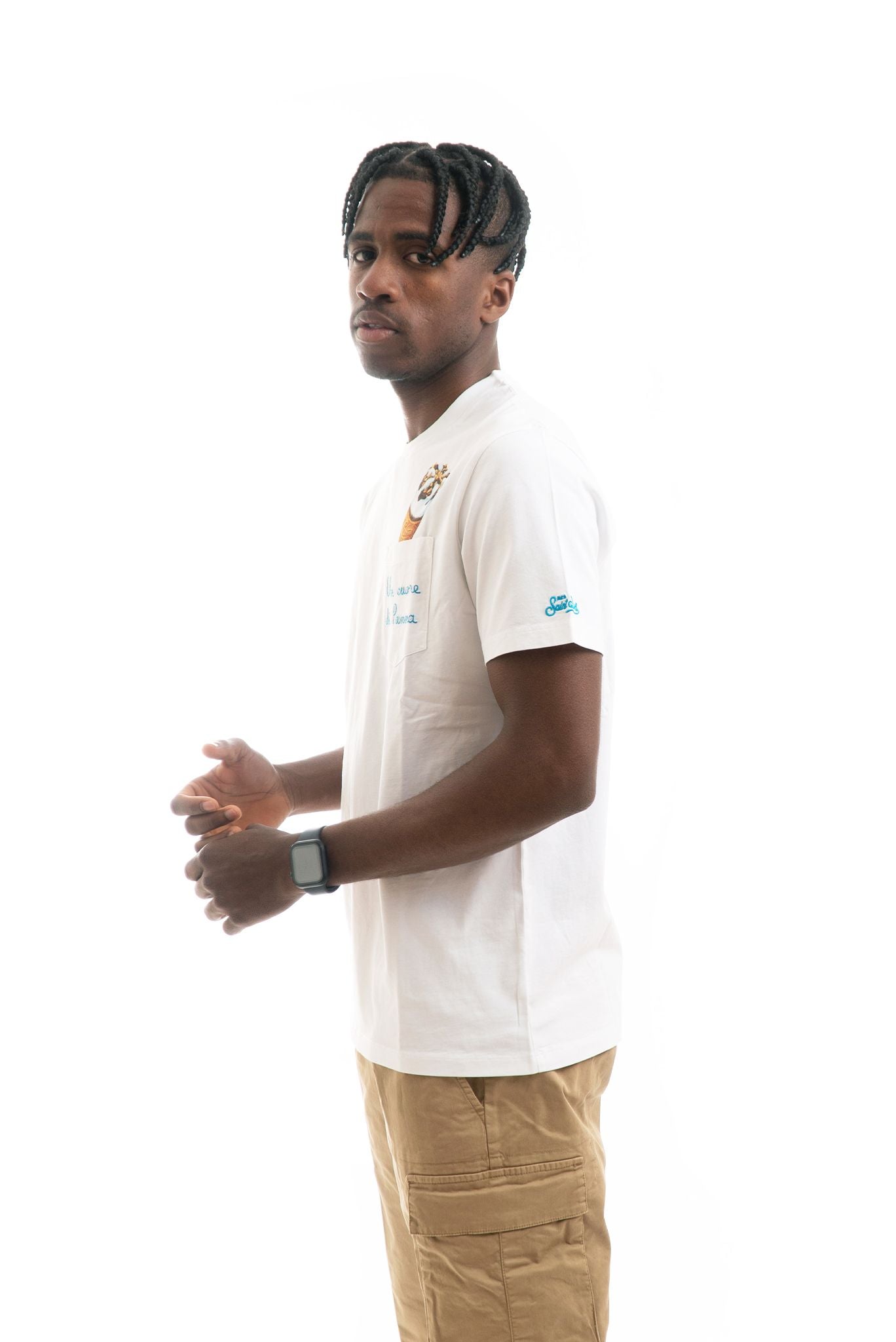 T-shirt Bianca Cornetto Algida "tutto da gustare"