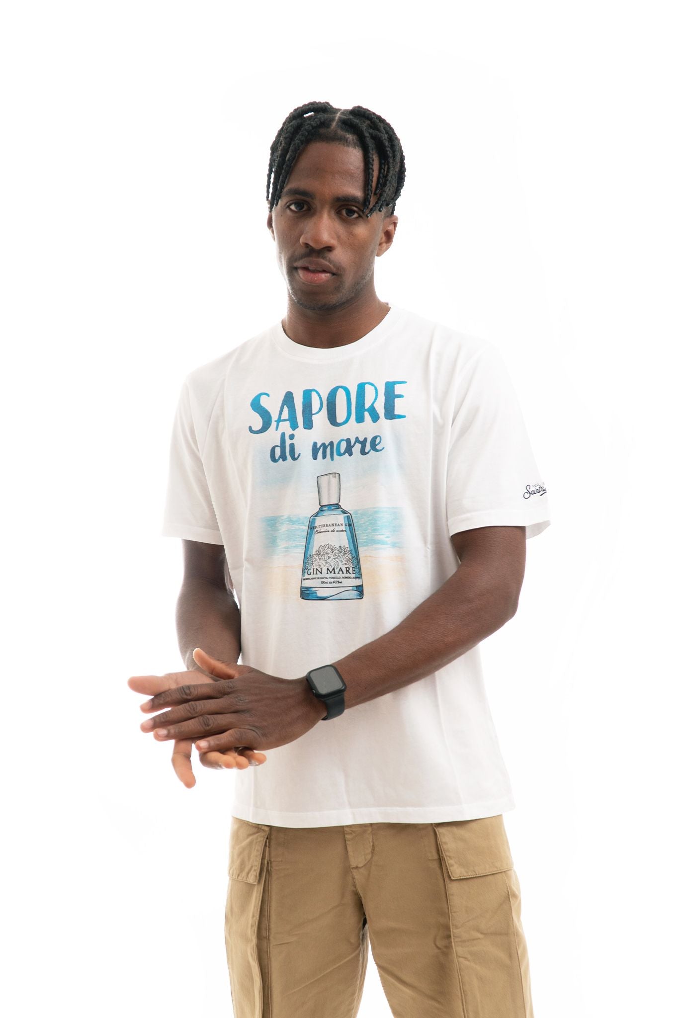 T-shirt Bianca Stampa Sapore di Mare