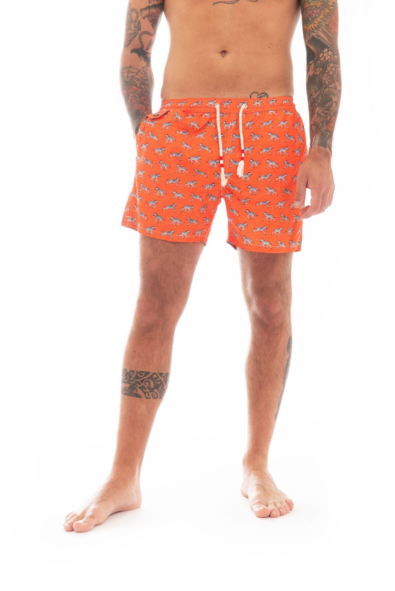 Costume da Bagno Zebre Arancione