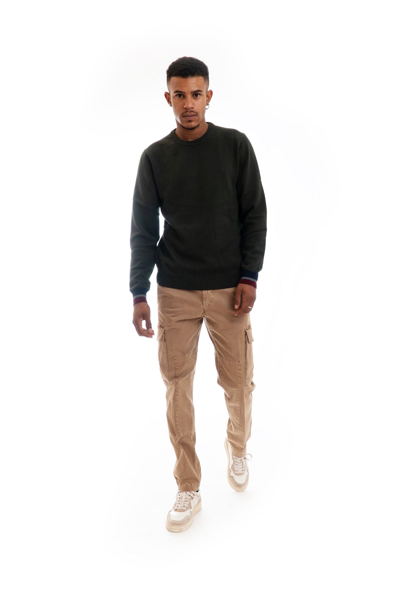 Pantalone Cargo con Tasconi Beige