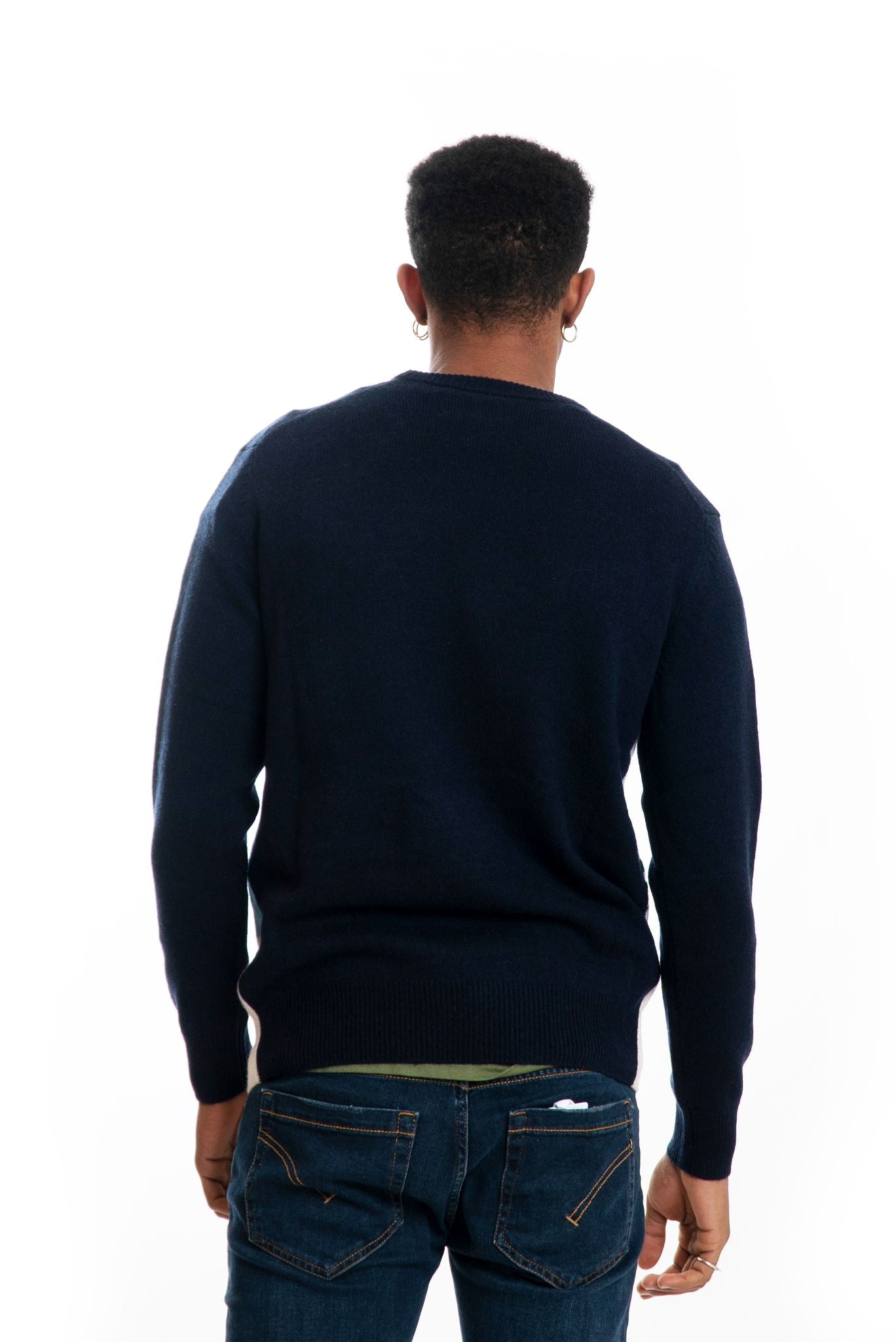 Maglione Bianco con Disegno Courma