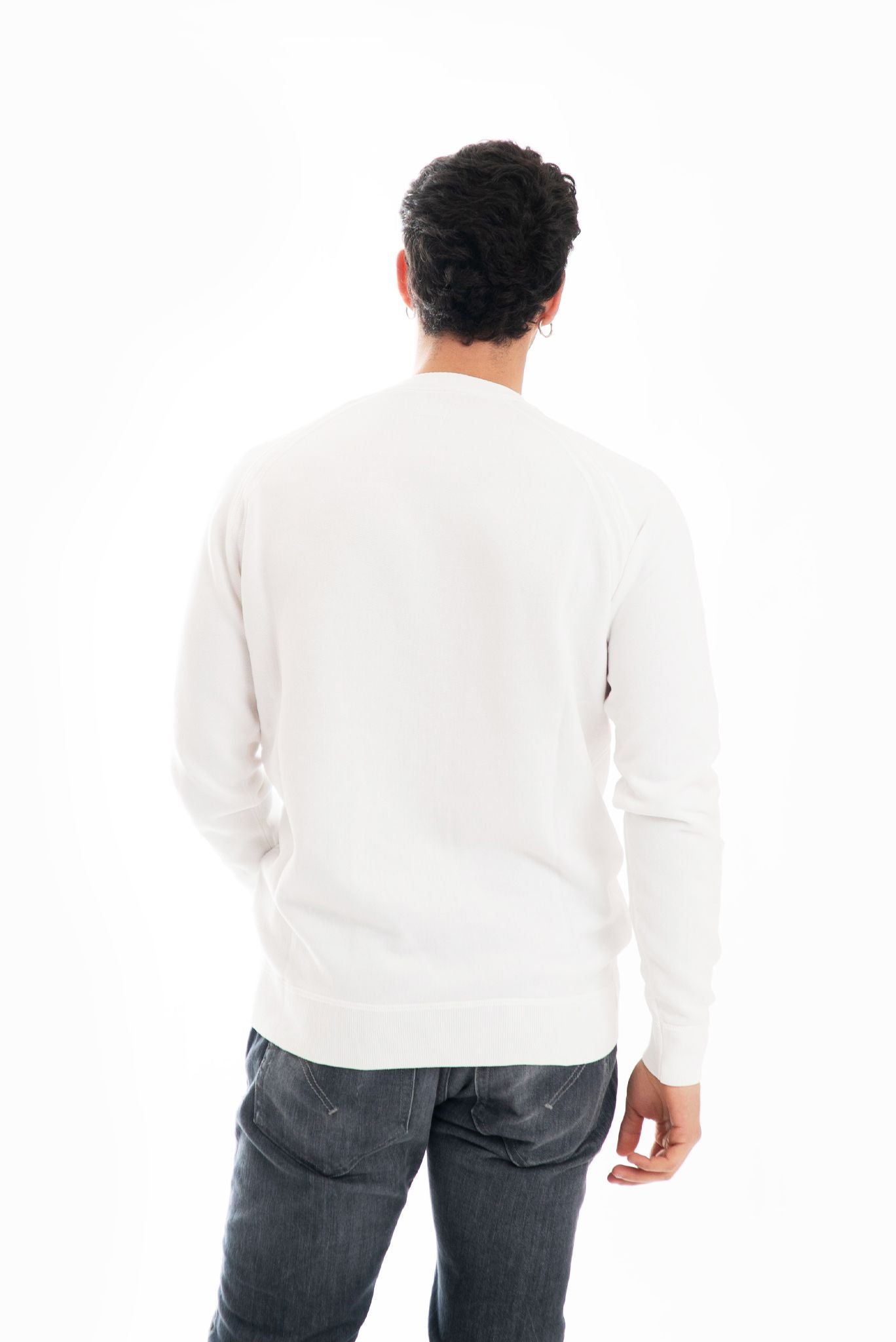 Maglia Bianca Modello Felpa