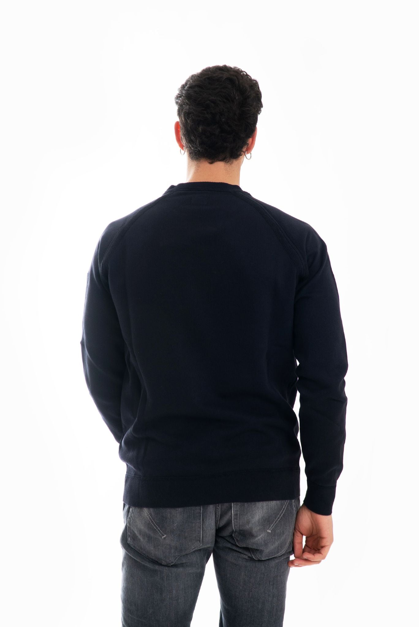 Maglia Blu Modello Felpa