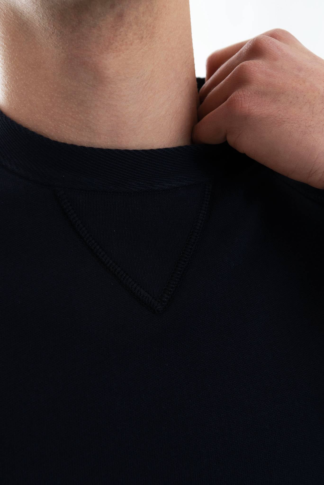 Maglia Blu Modello Felpa