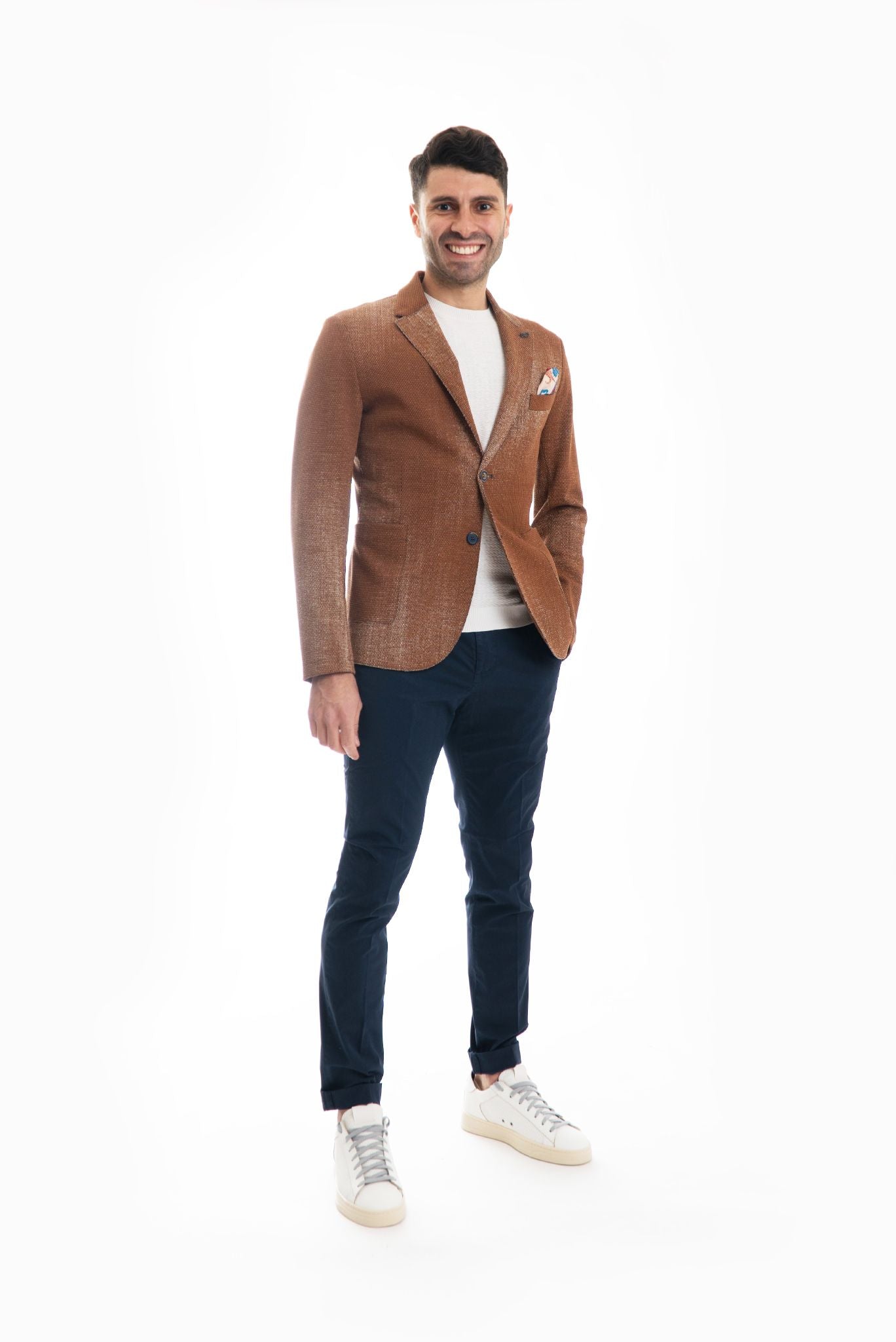 bob company giacca marrone vintage, intera