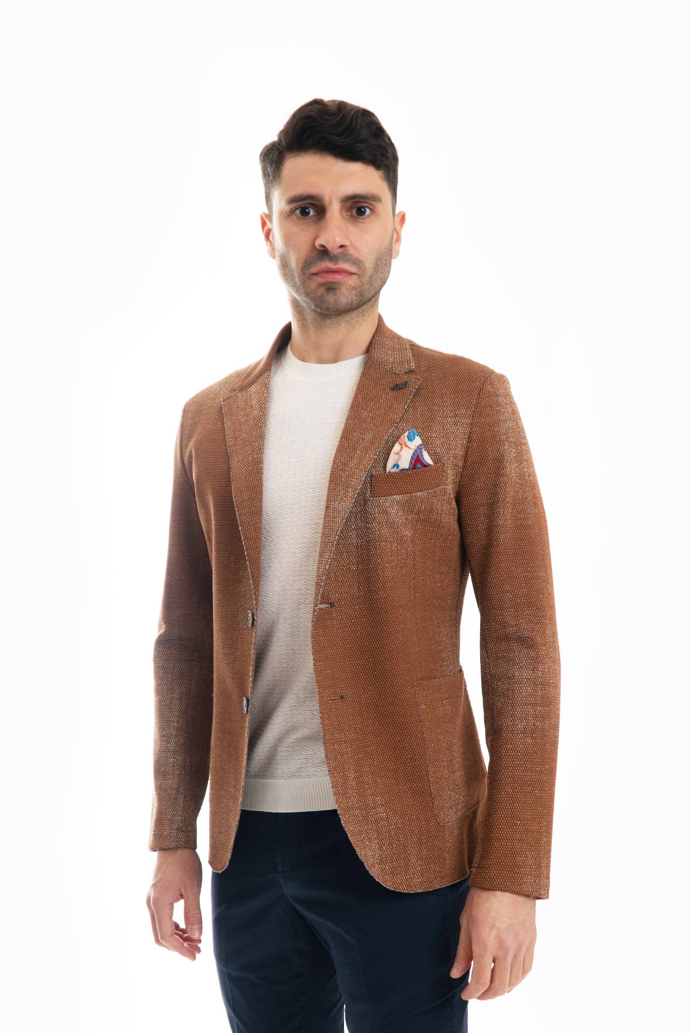 bob company giacca marrone vintage, frontale